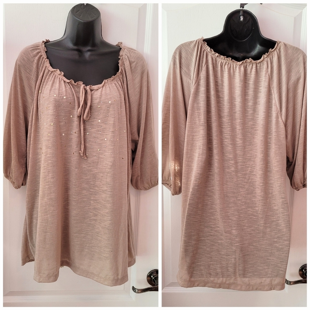 Lena Woman Studded Top